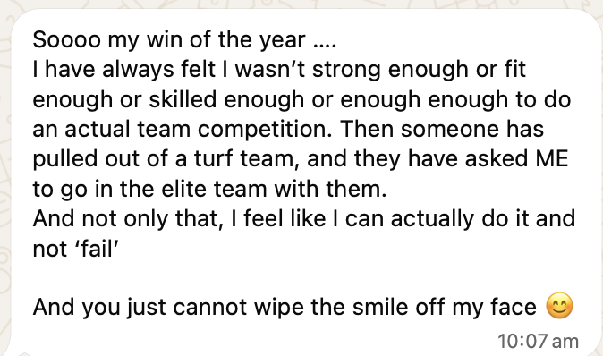 WhatsApp message